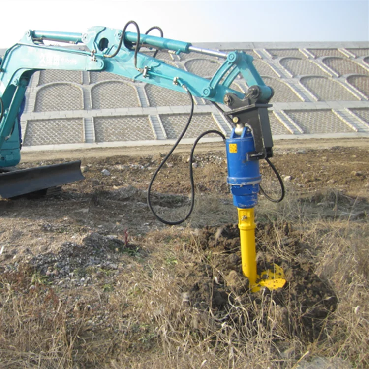 excavator auger drill/earth Auger Mounted By Excavator for earth drilling