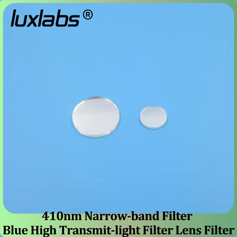 

410nm Narrow-band Filter Blue High Transmit-light Filter Lens Filter Can Be Customized with Various Light Filters