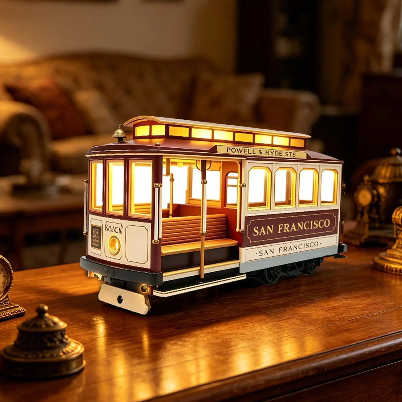

Desk Lamp Decorative Train Shape Light Nightstand Lamp For Home Office Study Desk Bookshelf Living Room Bedroom