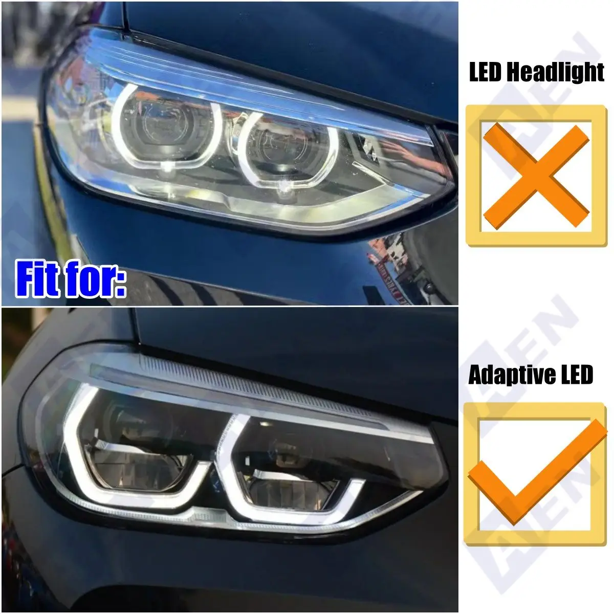 デイランニングライト,BMW,アダプティブヘッドライト,LEDモジュール