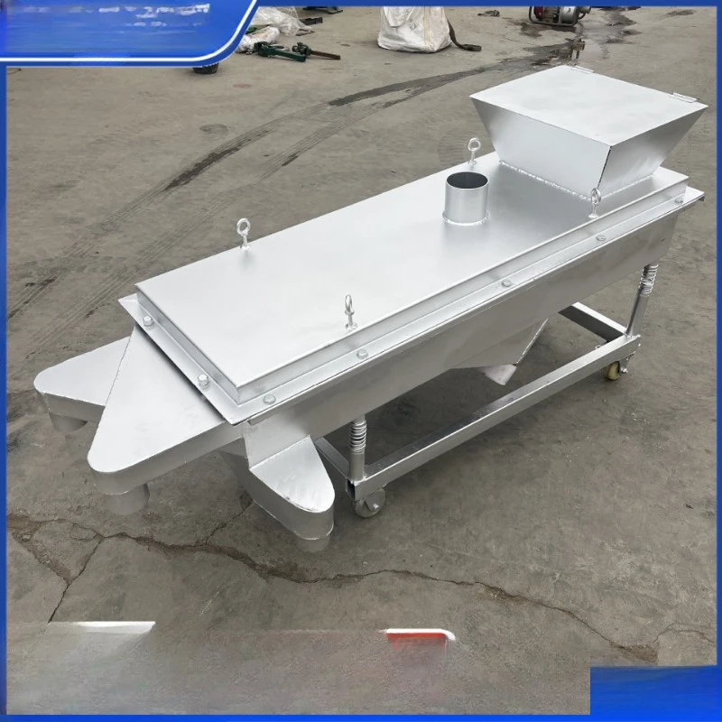 Stainless steel broken rice screening machine Automatic powder tea screening machine