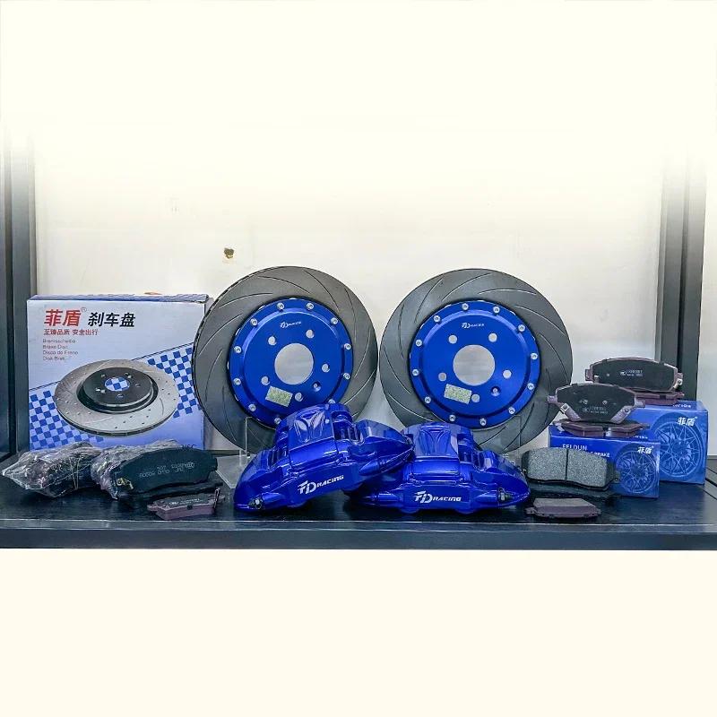 Perform Oversized Brake System Upgrade Kits Sport Car Brake Rotor Drilled and Slotted Auto parts Brake Disc