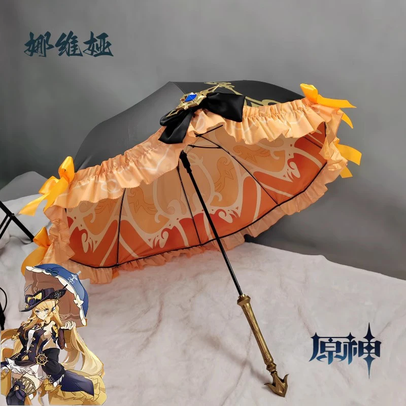 Genshin Impact Navia Parapluie Cosplay, Accessoires de jeu, Fontaine Navia Cosplay