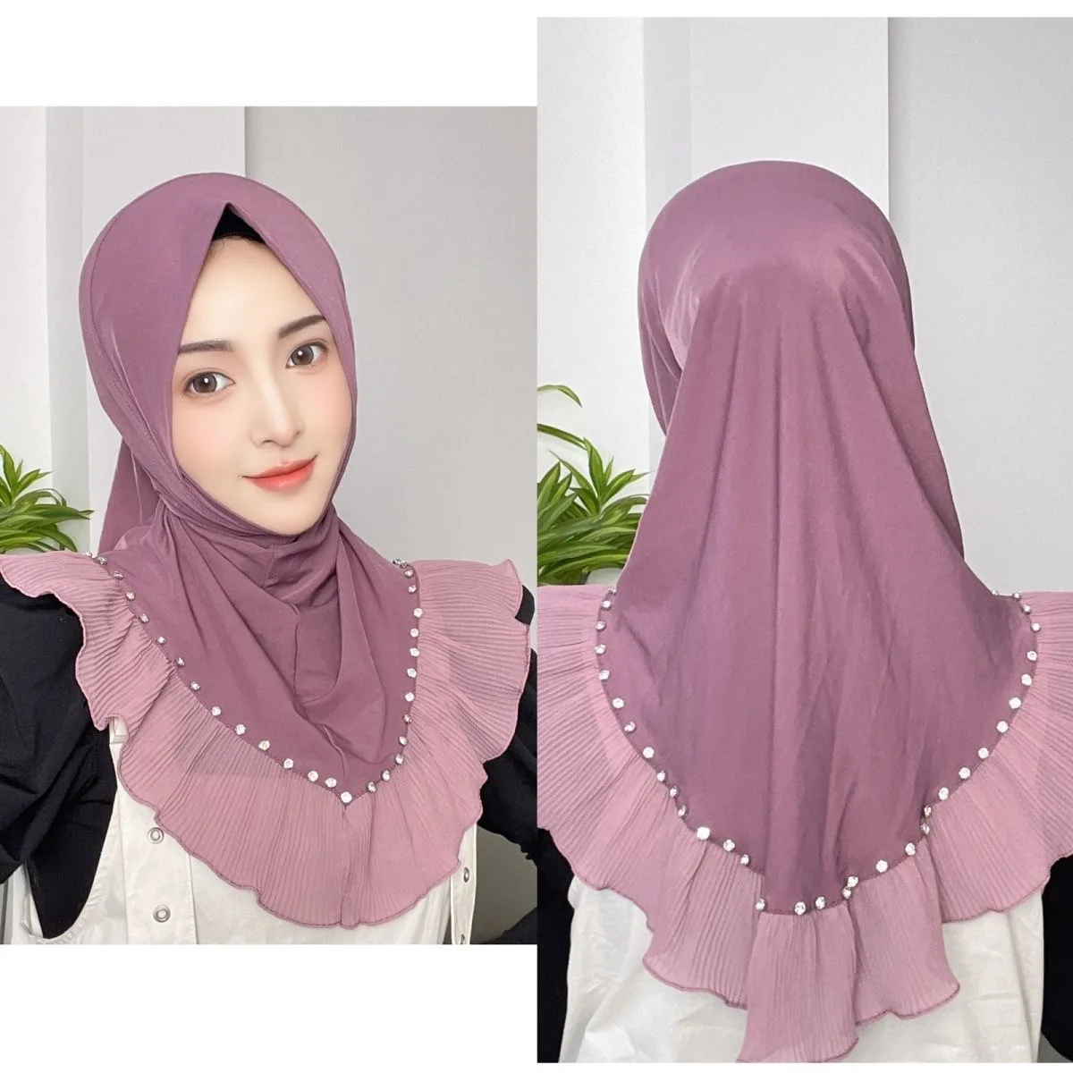 Muslim Hijab Malaysia Women Soft Cover Head Scarf