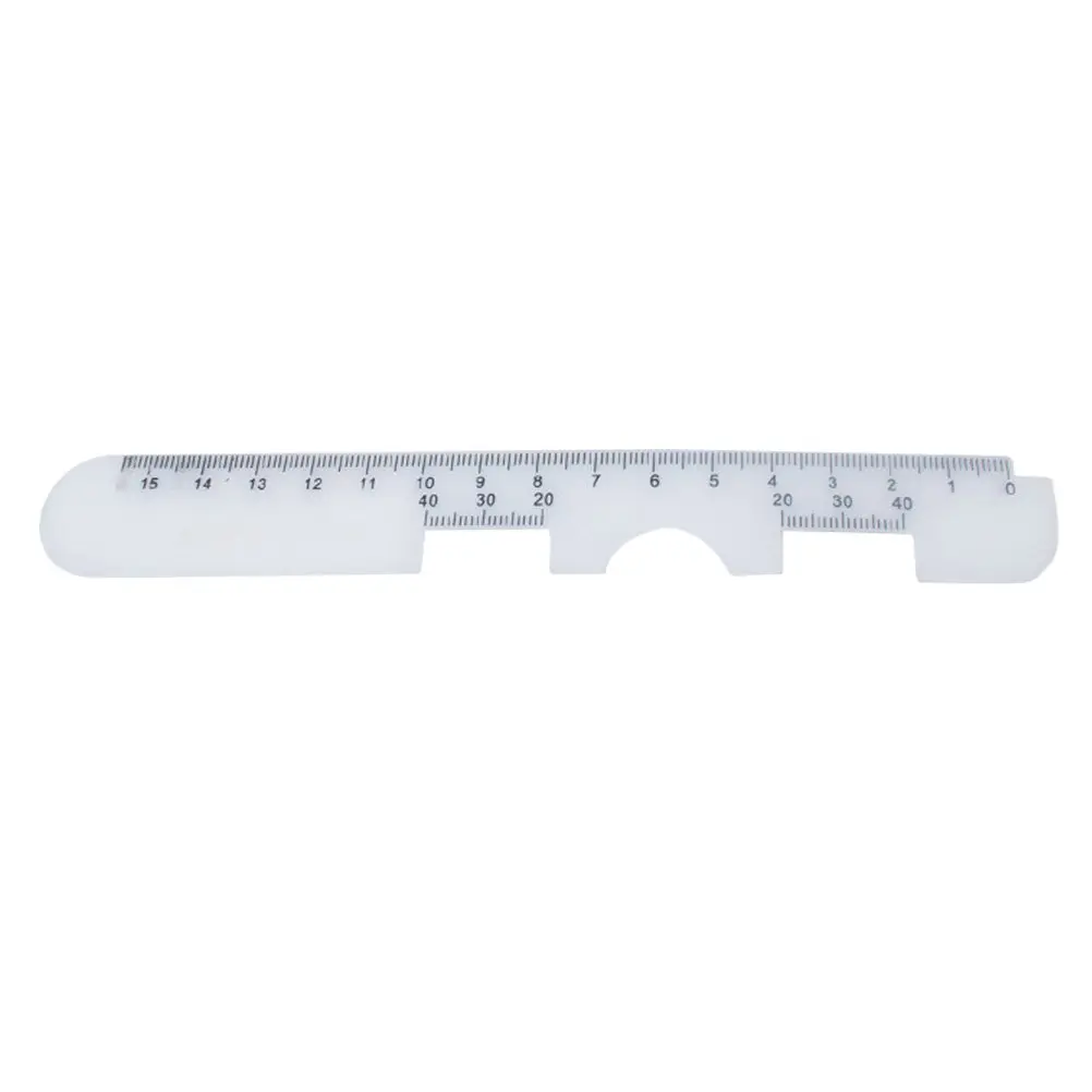 5Pcs Plastic Portable Glasses Fitting Ruler Eye Caliper For Optician Flexible Pupil Distance Pd Measuring Tool