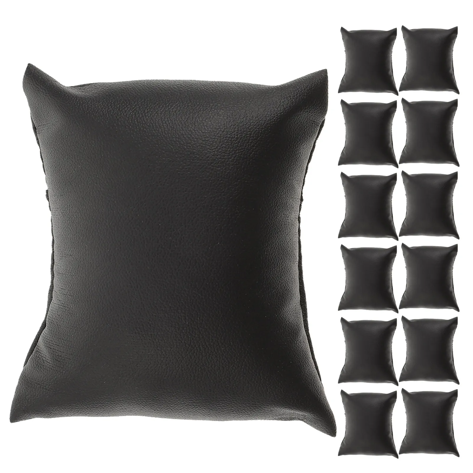 

20Pcs Bracelet Display Pillow PU Soft Cushion Jewelry Organizer Holder 3.54x3.14x1.57in Watch Bangle Display Accessories