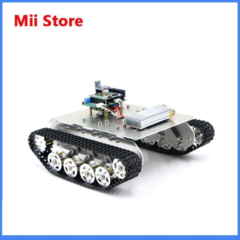 Crawler chassis kit app remote control CCD line inspection tank intelligent car STM32 Aduino