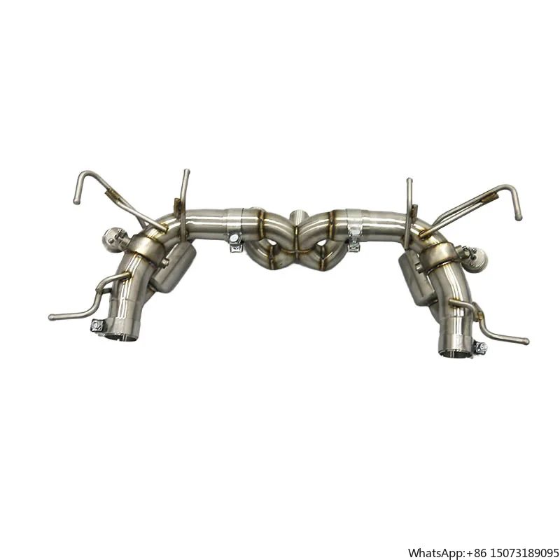 OEM гоночная ось Catback вакуумный клапан глушитель для 458 V8 4,5 л (2013-2016) обновление системы выхлопных труб из нержавеющей стали