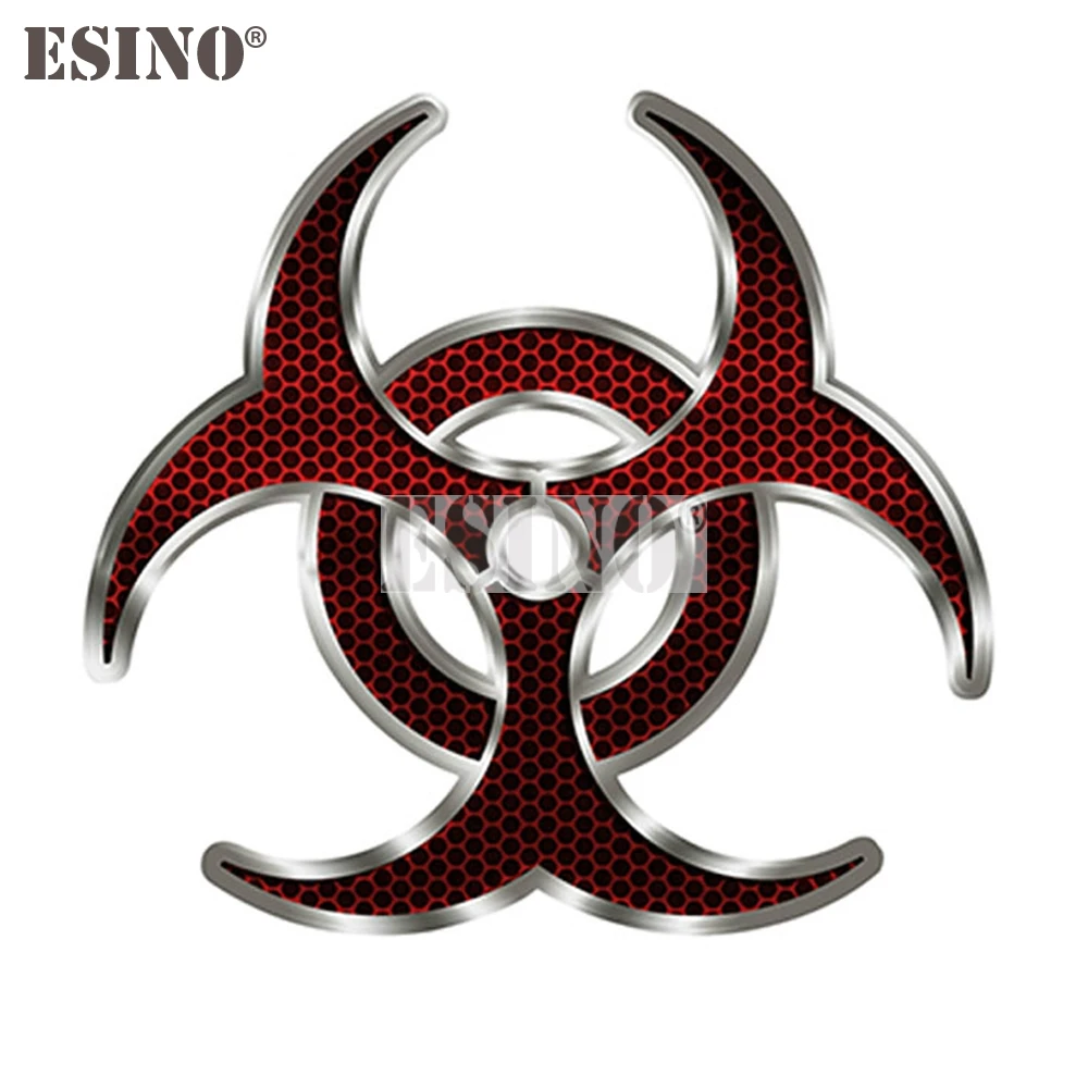 Car Styling Classical Creative Funny Zombie Bio Hazard Decal Cartoon PVC Waterproof Car Body Sticker Pattern Vinyl