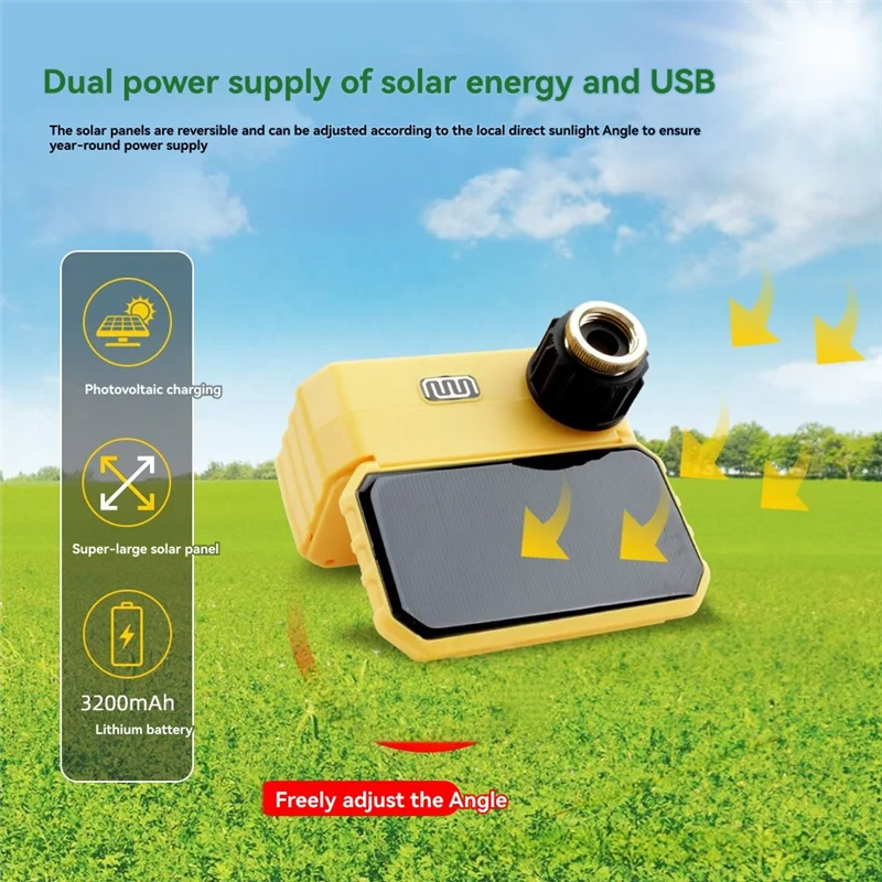 M13K-Solar Wifi Sprinkler Timer Remote App Control Automatic Watering Artifact Garden Irrigation Controller