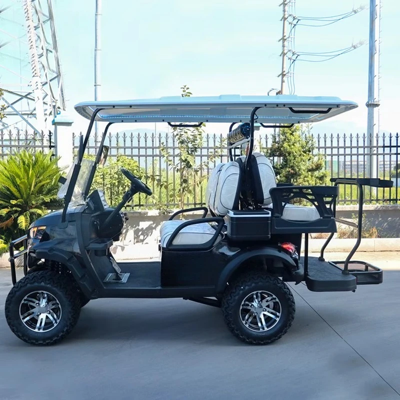 Gas Golf Cart 4 Seater Golf Scooter 4 Wheel Electric Club Car Golf Buggy