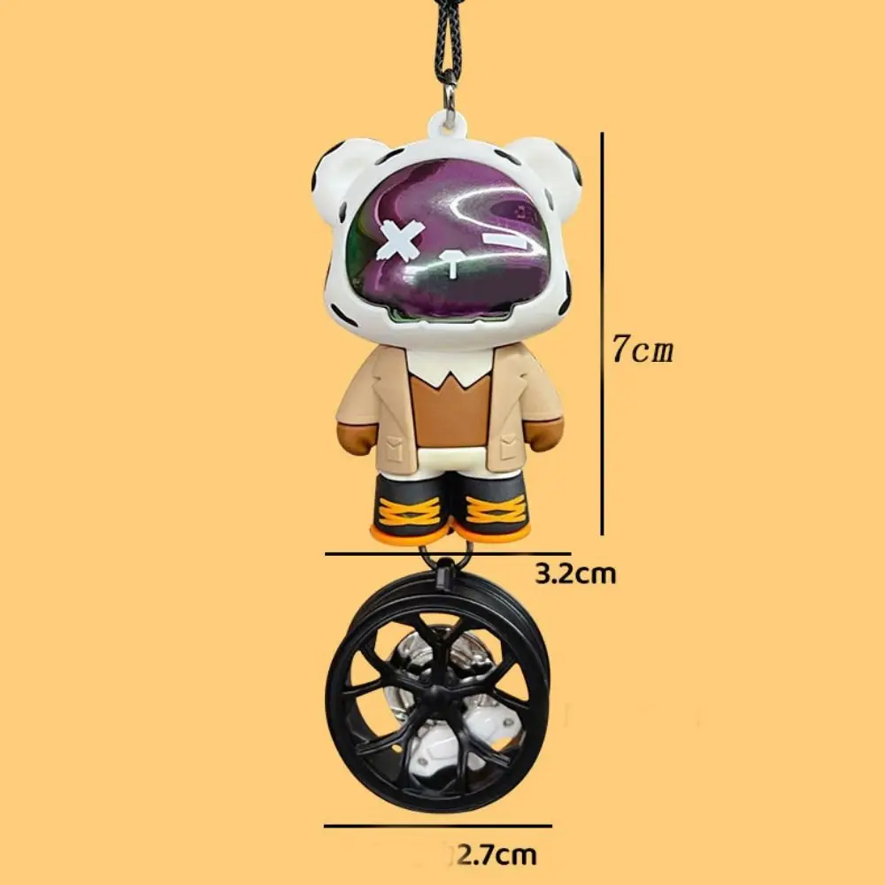 Cartoon Bear Car Pendant Seat Colorful Exquisite Car Pendant Fashion Luxury Bear Car Interior Decoration Decoration Ornaments