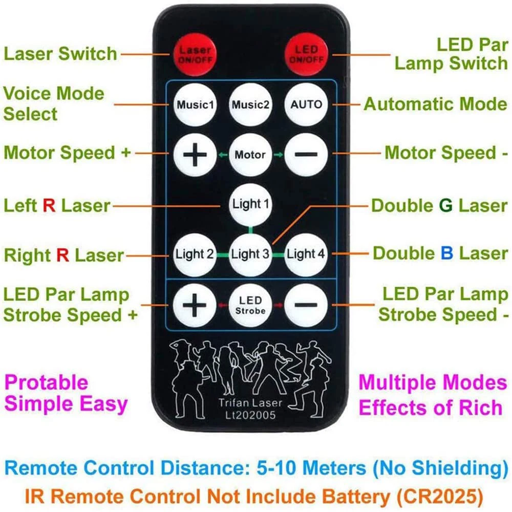 Personalised 9 Lens Laser Stage Light Scan Light LED Light 9-Eye RGB DMX Scan Projector Colorful KTV Bar Laser Stage Light Disco