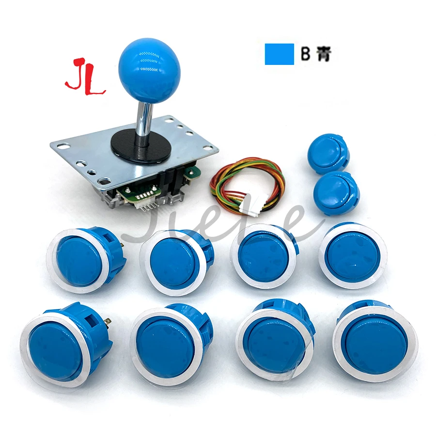 Joystick Sanwa originale giapponese per macchina da gioco arcade, pulsante, controller USB, parti del kit fai da te, 8 OBSF-30, JLF-TP-8YT