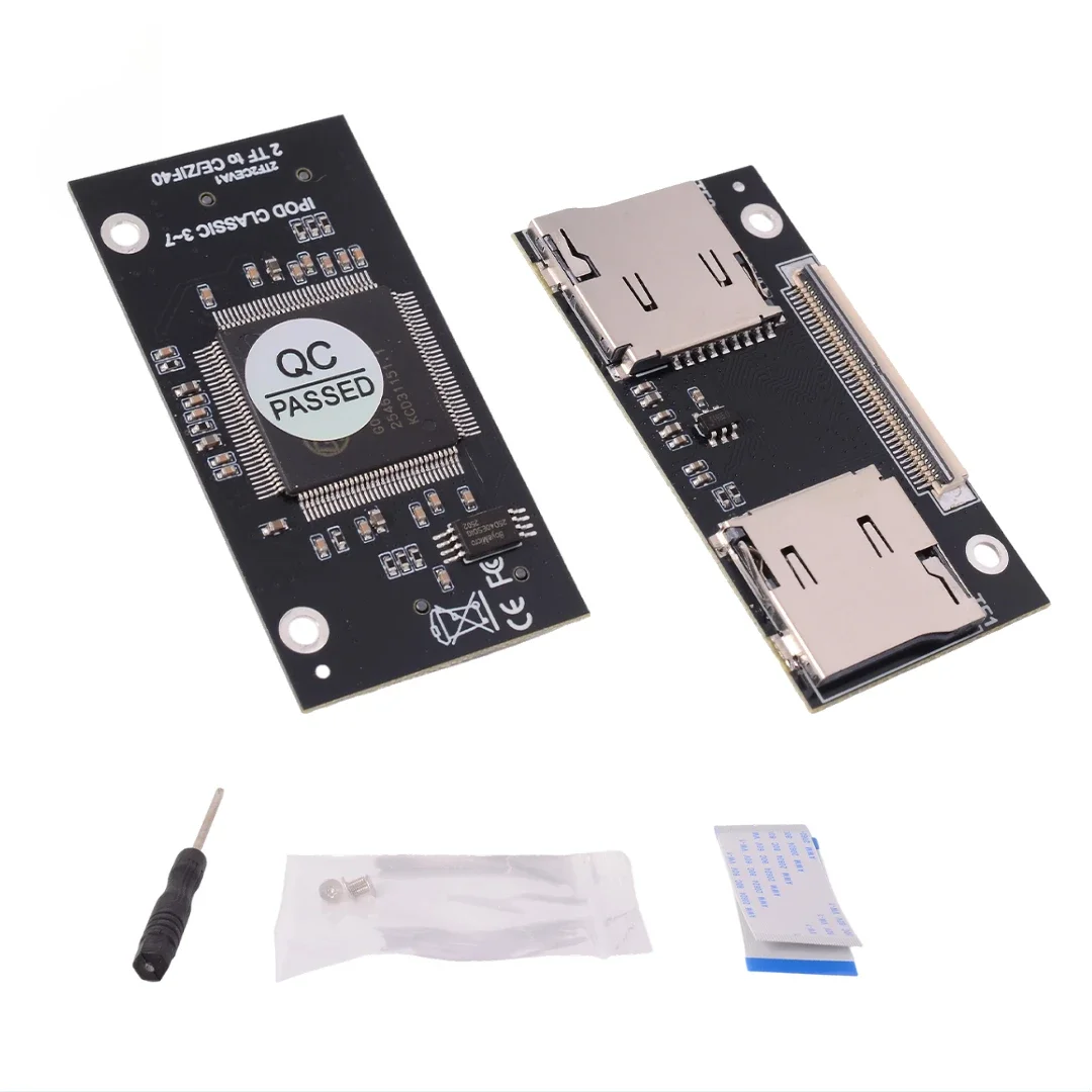 Karta adaptera Dual TF Card na CE ZIF do IPOD Classic 3-7, rejestratora PC przemysłowego, instrumentu do nagrywania wideo, NAS, karta przeciwzakłóceniowa. — zdjęcie produktu 7
