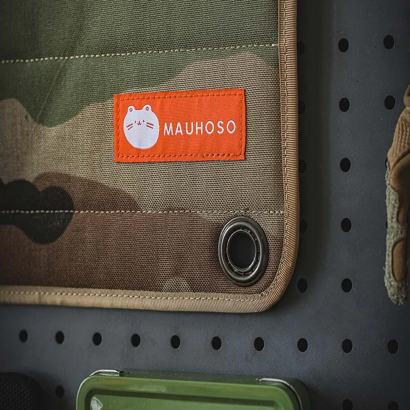 MAUHOSO Tactical Board Patch Organizer Holder Display with Loop Surface, Steel Ring