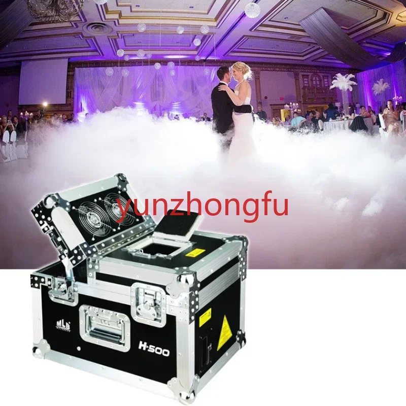 Fog smoke machine DMX512 with Flight case Environmental protection 600w haze  new  dual hazer