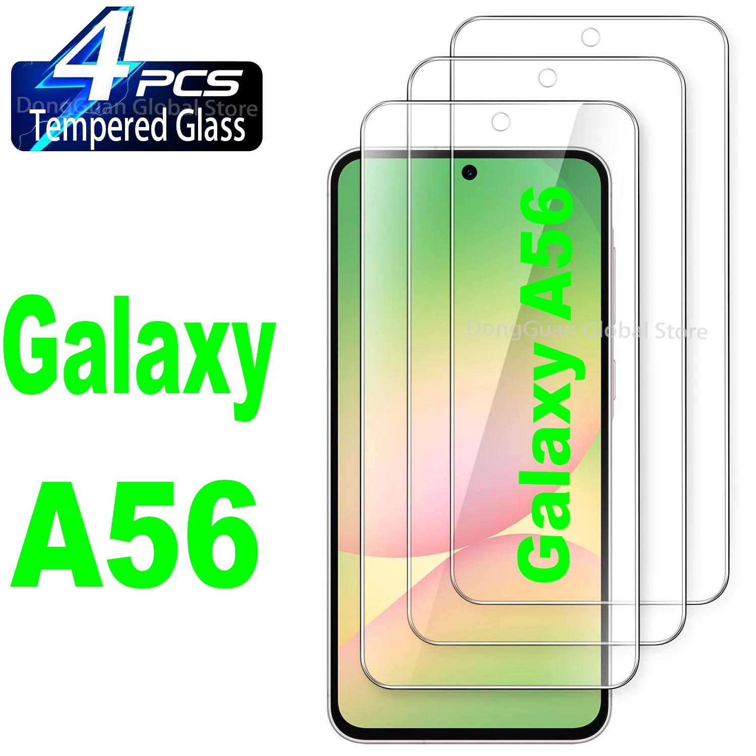 

1:1 Cut Tempered Glass Only For Samsung Galaxy A56 Screen Protector Glass Film