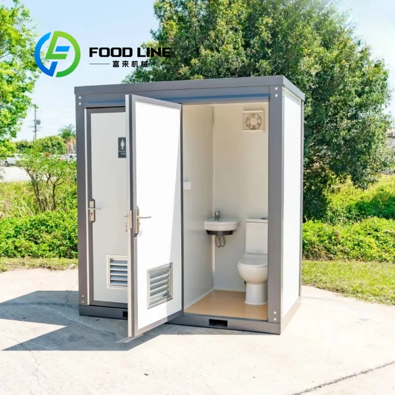Mobile Public Toilet Complete Sanitary Accessories Mobile Toilet Unit Suitable For Remote Outdoor Area Lacking Fixed Public