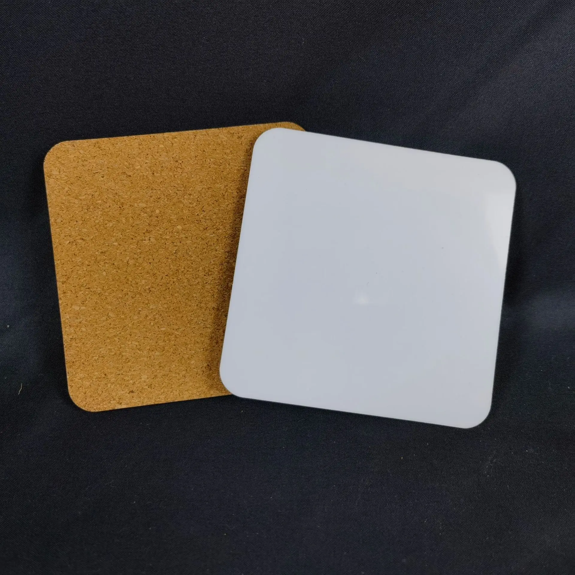 

20 шт./лот, пустая подставка для сублимации, МДФ, деревянная чашка, коврик для сублимационной передачи чернил, сделай сам