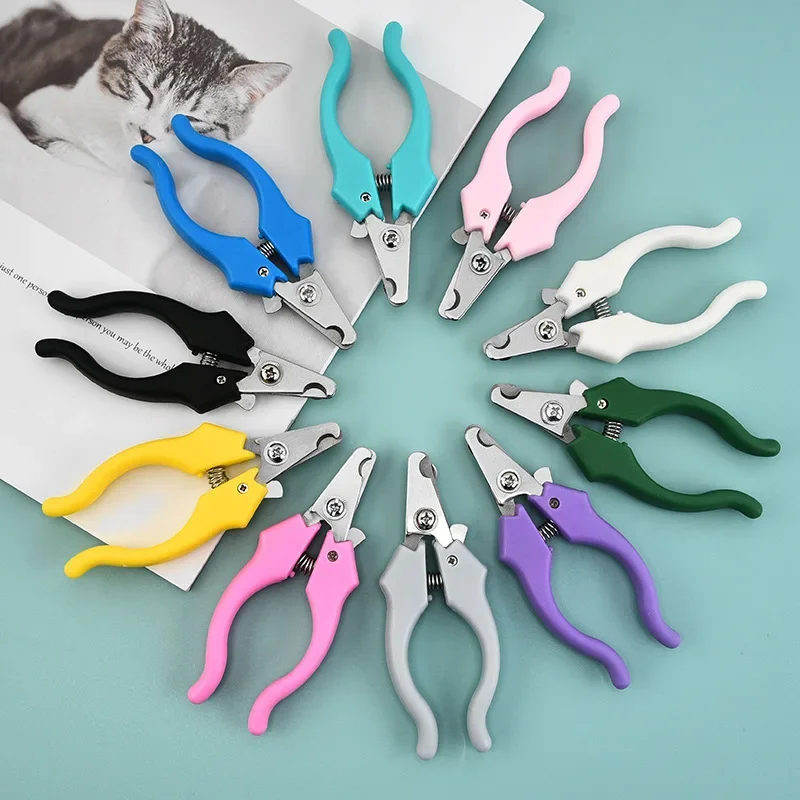 Dog Nail Clippers Professional Pet Nail Clipper & Trimmers with Safety Guard to Avoid Over Cutting Grooming Razor for Dogs Cats