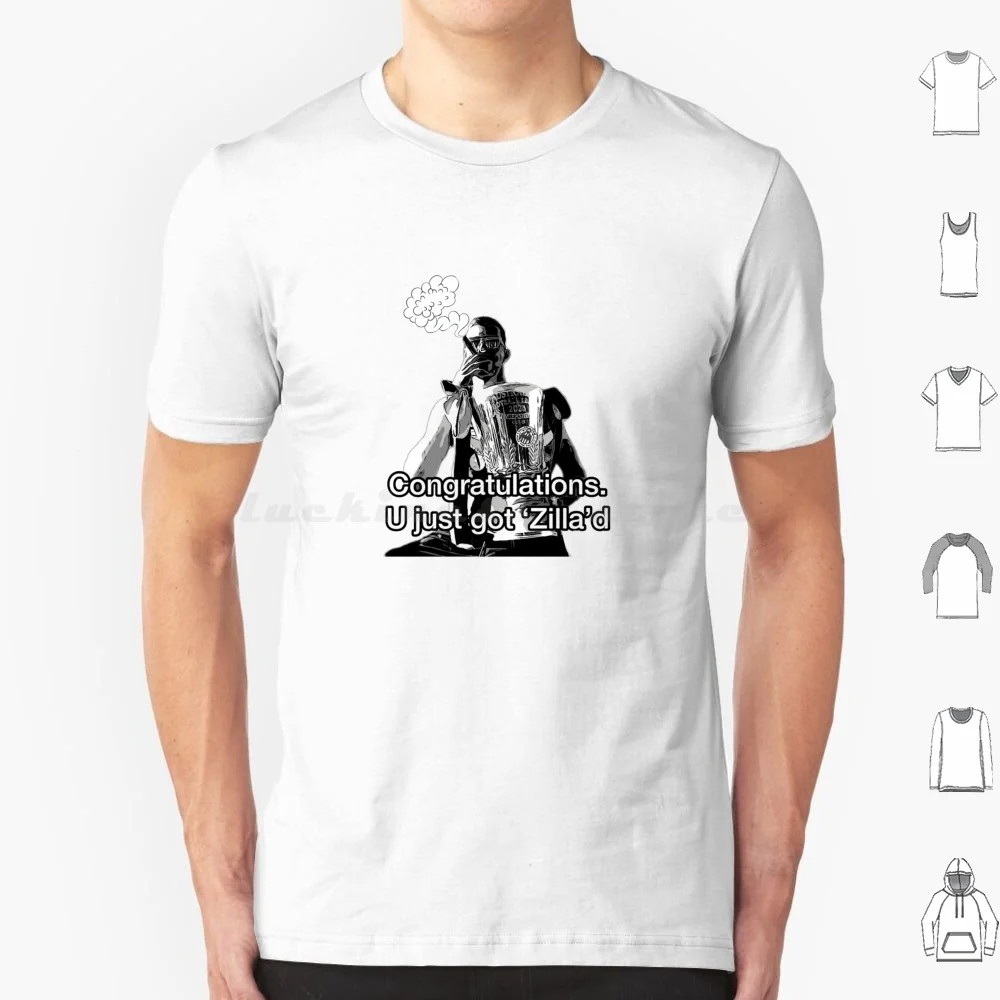 Camiseta U Got 'zilla'd X Wallop Fam talla grande 100% algodón Wallop Fam