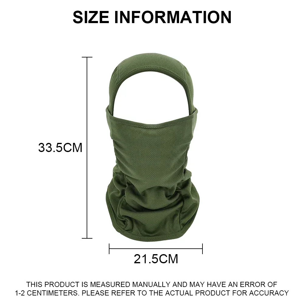 Tactical Balaclava Ski Mask Full Face Cover For Men And Women Breathable Full Face Mask For Skiing Outdoor Sports - Image 2