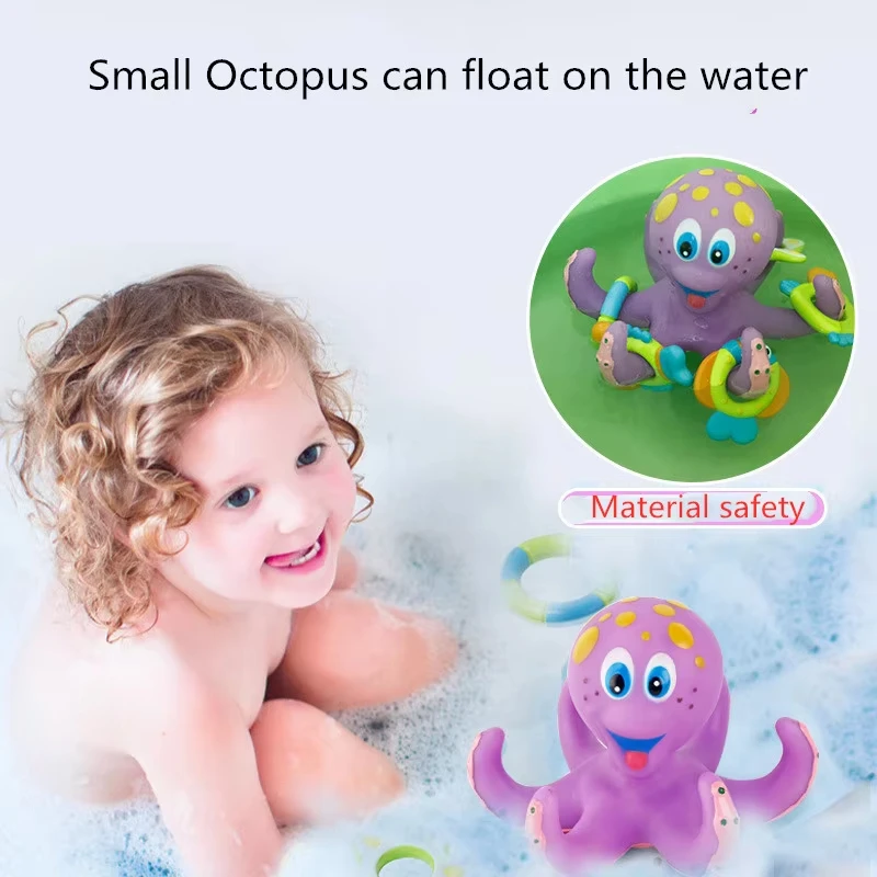 Kinder Octopus Badespielzeug Kinder Sommer Pool Interaktives Strand Schwimmen Spielen Wasserspiele Pädagogisch für Babys Kleinkinder