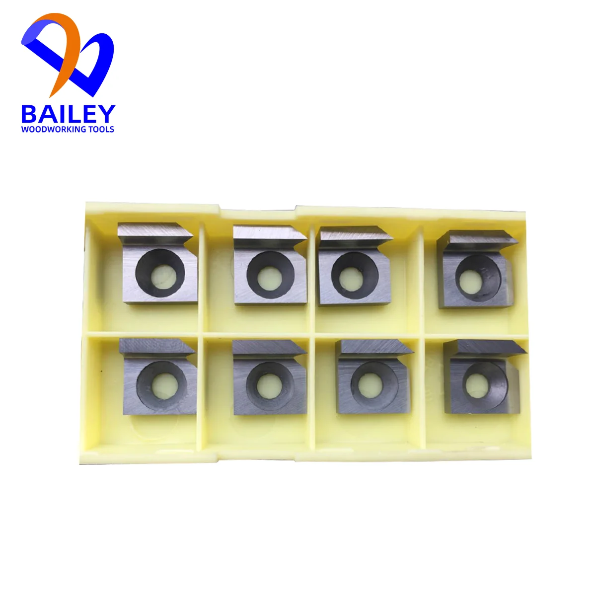 BAILEY 1 pasang 12x12x3x6mm pisau pengikis karbida kualitas Premium alat pertukangan kayu pengikis untuk mesin pengikat tepi