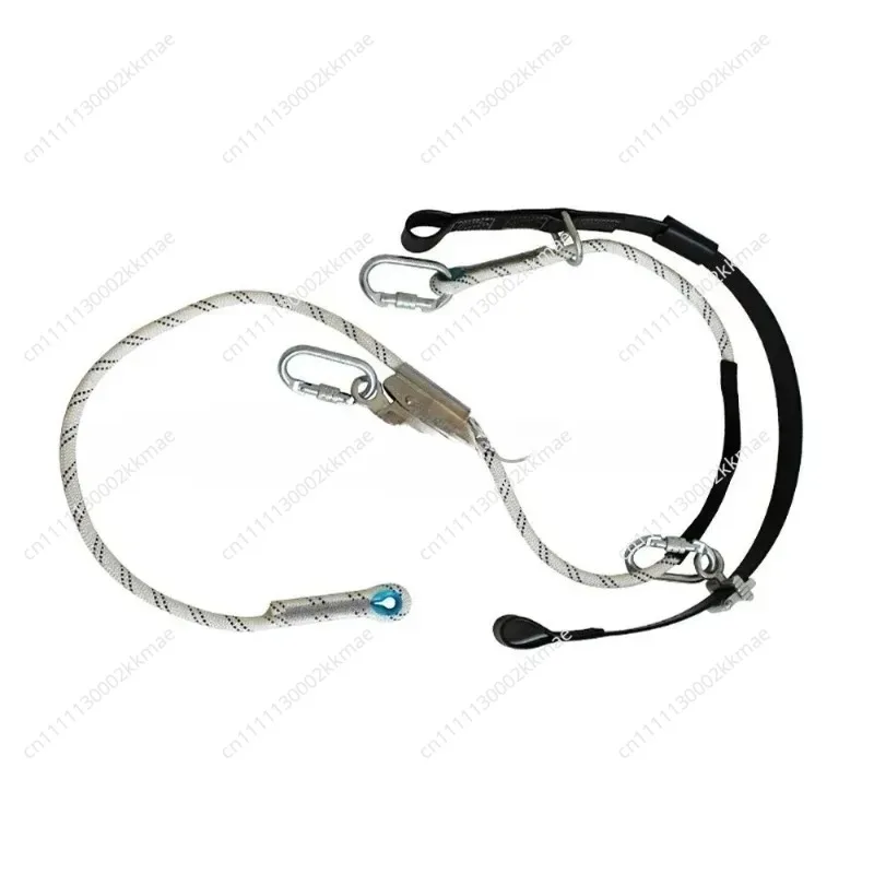 2M Total Length Pole‑Climbing Safety Belt, Anti‑Fall Harness for Telecom & Electric Pole High‑Altitude Operations