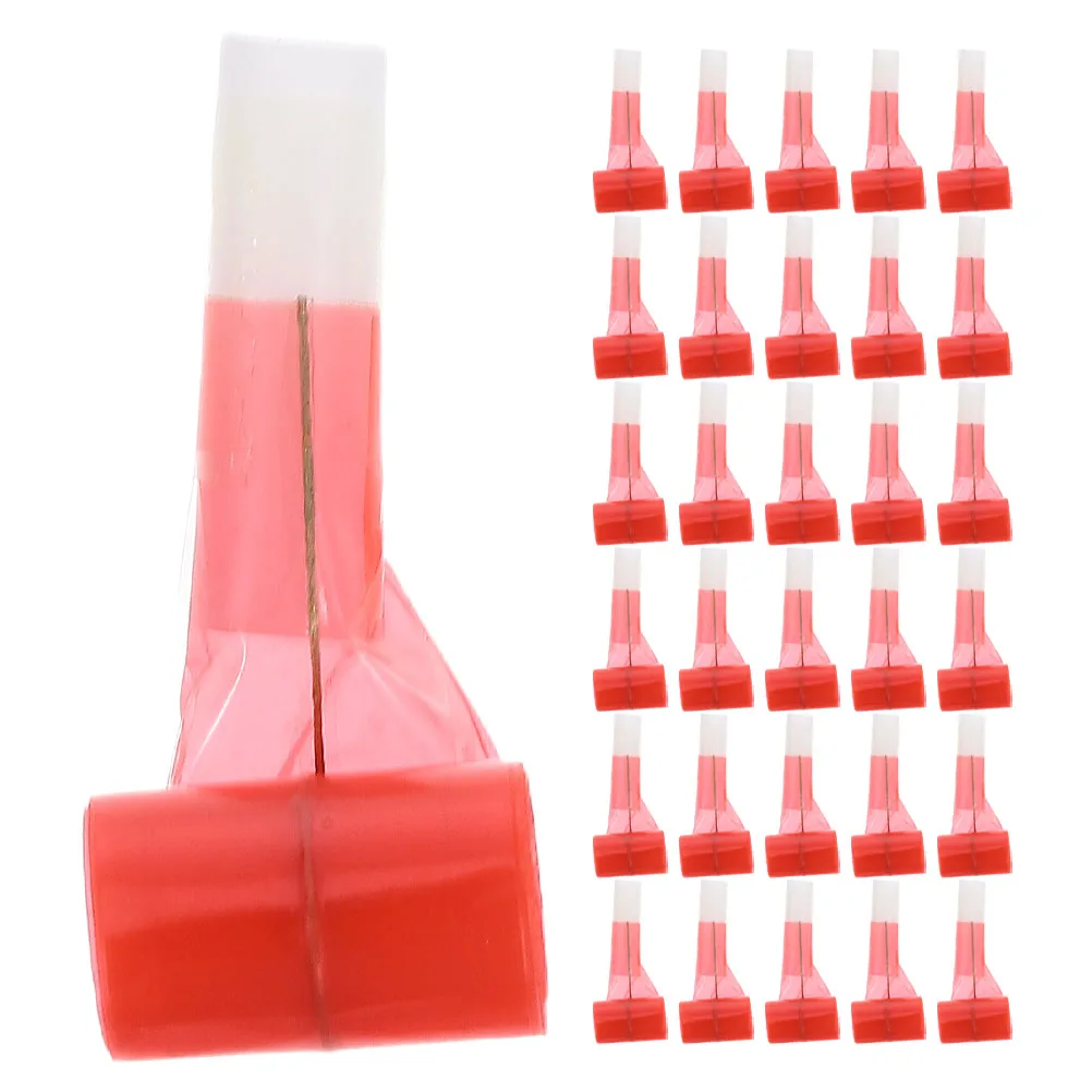 40 Stück Party-Pfeifenspielzeug zum Geburtstag, Blashörner, Kunststoffrohr, Ausblasen, Gastgeschenke für Kinder