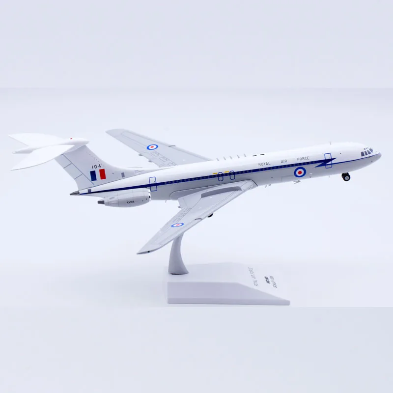 LH2386 Alloy Collectible Plane Gift JC Wings 1:200 Royal Air Force Vickers VC-10 C1K Diecast Aircraft Model XV104 With Stand