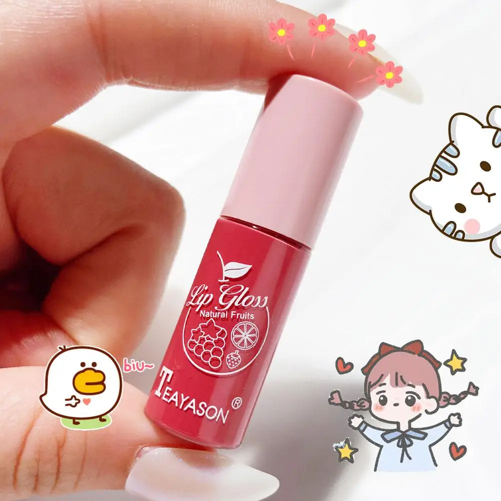 Mini Velvet Lip Gloss, matiz duradoura, esmalte vermelho, batons líquidos brilhantes sexy, óleo hidratante, cosméticos, Ai Y5L4