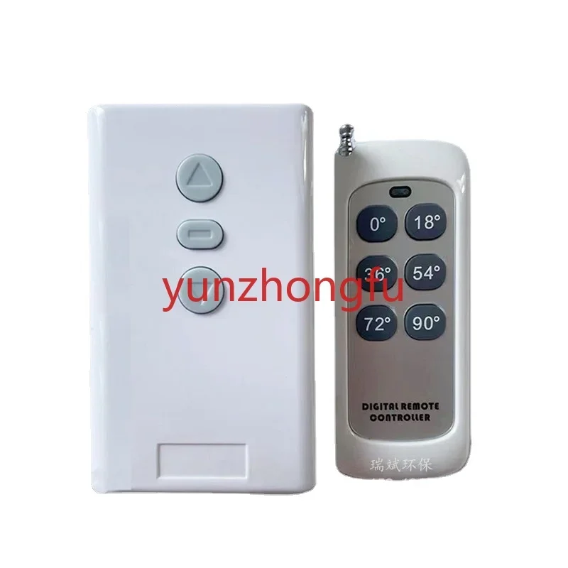 Electric Air Volume Control Valve Remote Control Ventilation System Remote Control Equipment Adjustable Angle