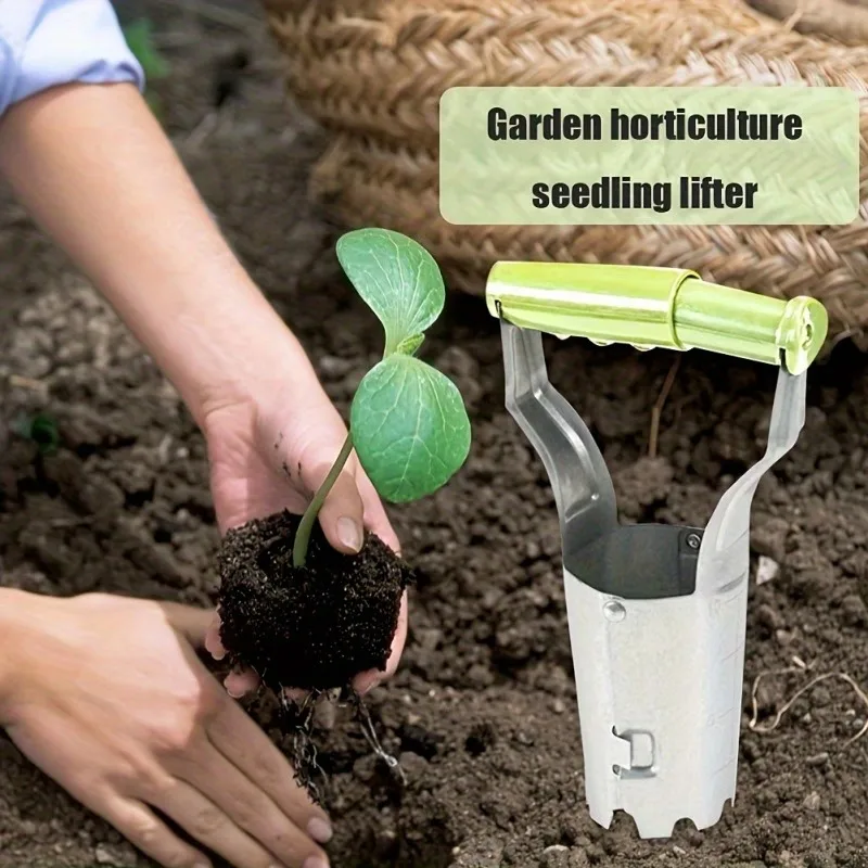 1-5PCS Handle Seedling Transplanter Handheld Garden Tool for Hole Drilling Flower Planting Vegetable Seeding Transplanting view 5