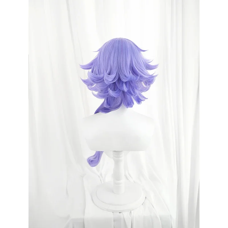 لعبة Rolecos LOL معركة الخفافيش Xayah شعر مستعار تأثيري 45 سنتيمتر اللون الأرجواني النساء Xayah الباروكات مقاومة للحرارة الشعر الاصطناعية