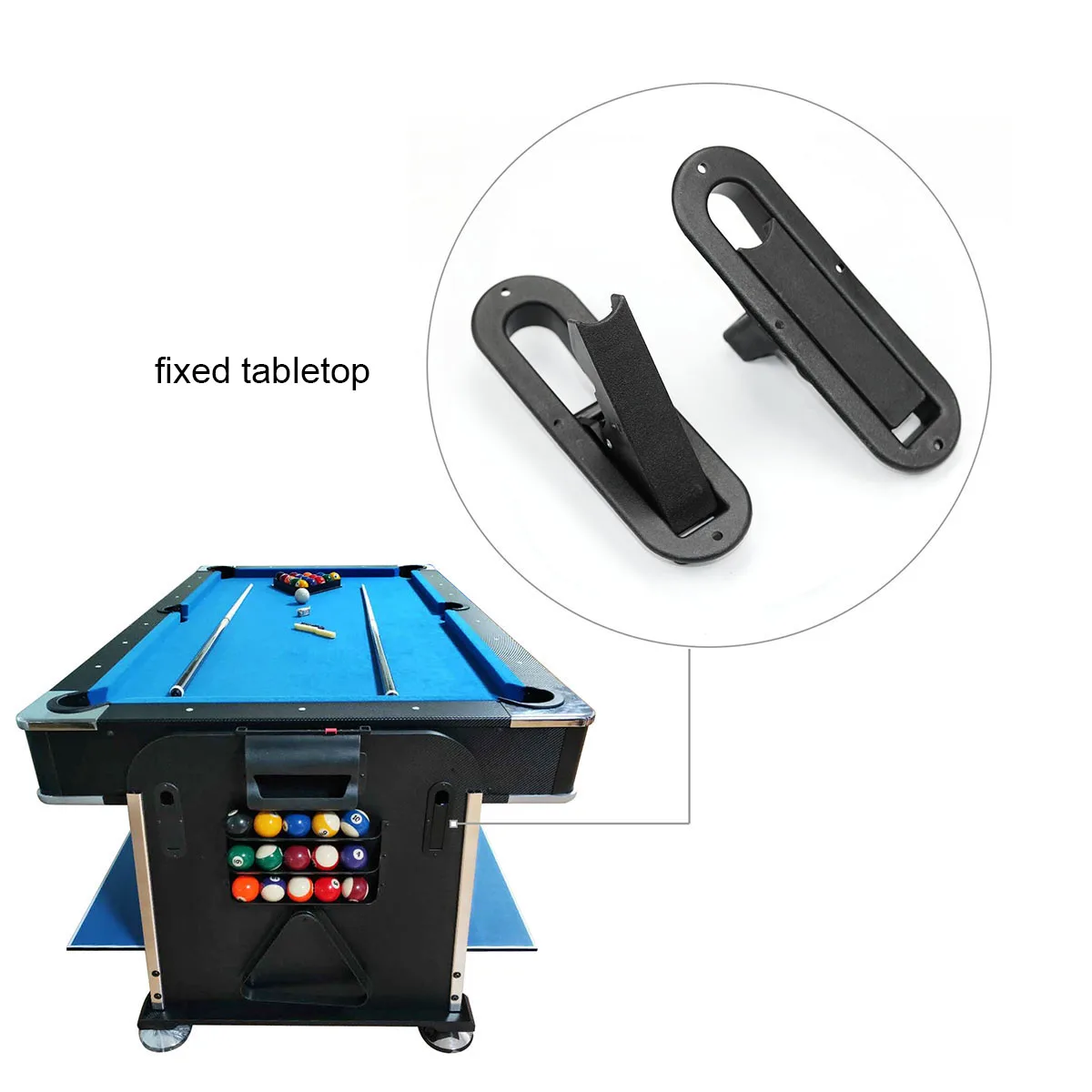 4 in 1 Rotating Table Snap - Fit Accessory Multi Game Table Rotating Multi Functions Billiard Game Table Accessory