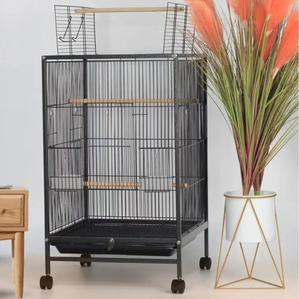 Multifunctional wrought iron bird breeding  special bird  villa household large space bird  parrot  multi-layer