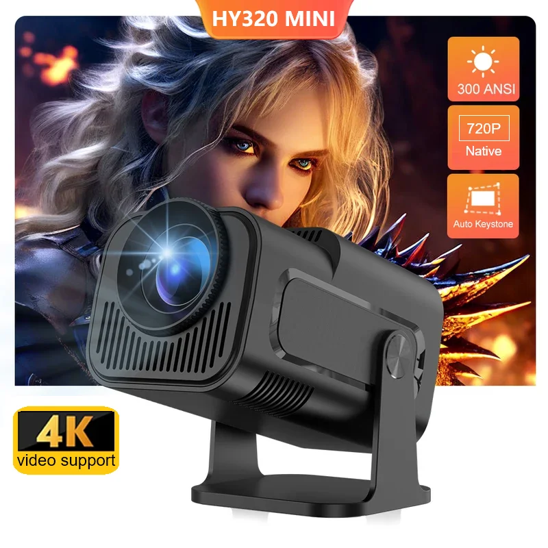Videoproiector Portabil cu Difuzor Integrat, HDMI și USB, Cinema Acasă