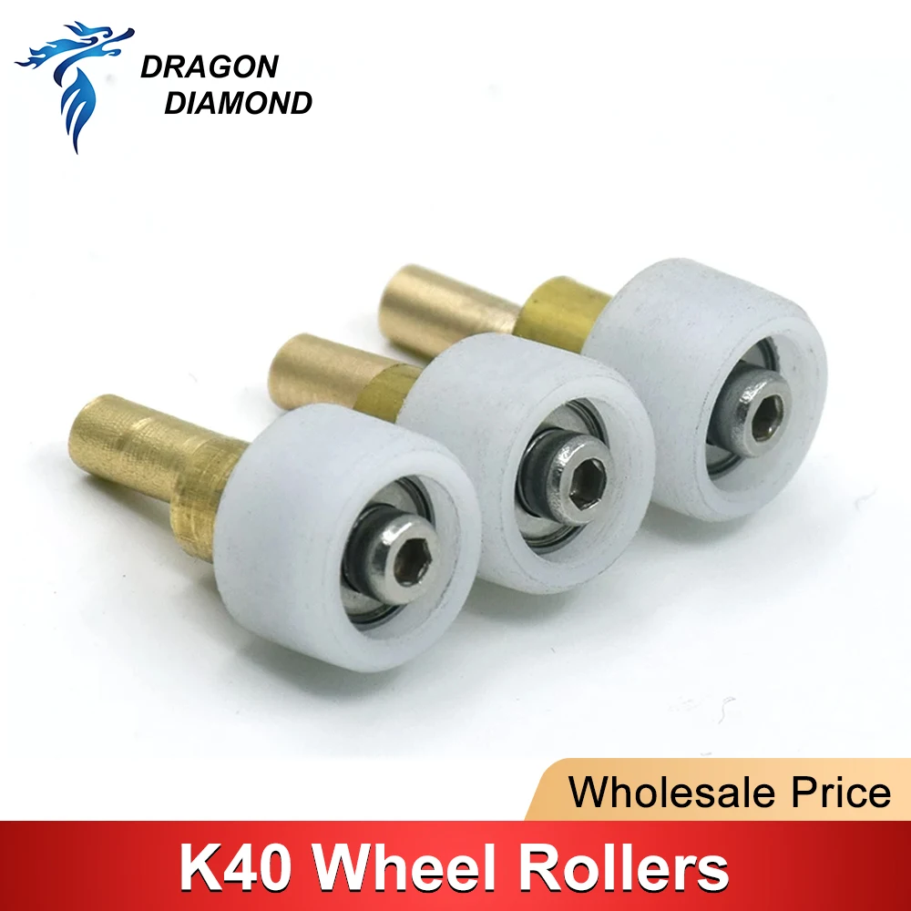4/8PCS DIY CO2 Laser Rubber Mini Stamp Engraving Machine K40 Part Head Mount Carriage Wheel Rollers Engraver Roller