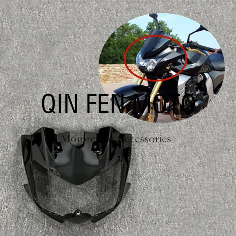 

Bright Black Headlight Cover Fit For Kawasaki Z1000 2003-2006 Motorcycle Upper Cowl Front Fairing Panel