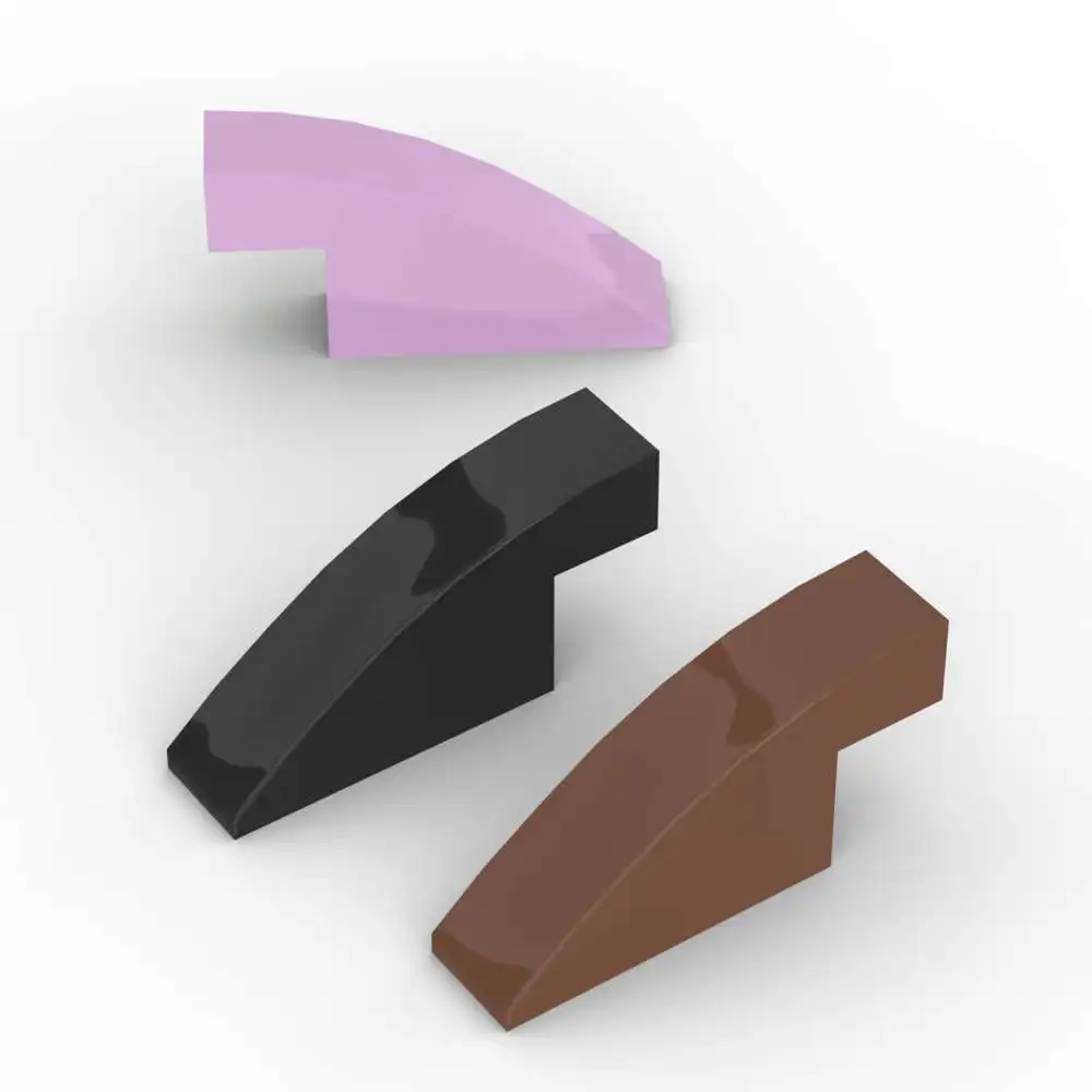 MOC 10 قطعة 3573 منزل القلعة الطوب منحني 4x1x1 2/3 المنحدر التراص استبدال بناء لعبة المكعبات الكبار الفتيان هدايا العيد