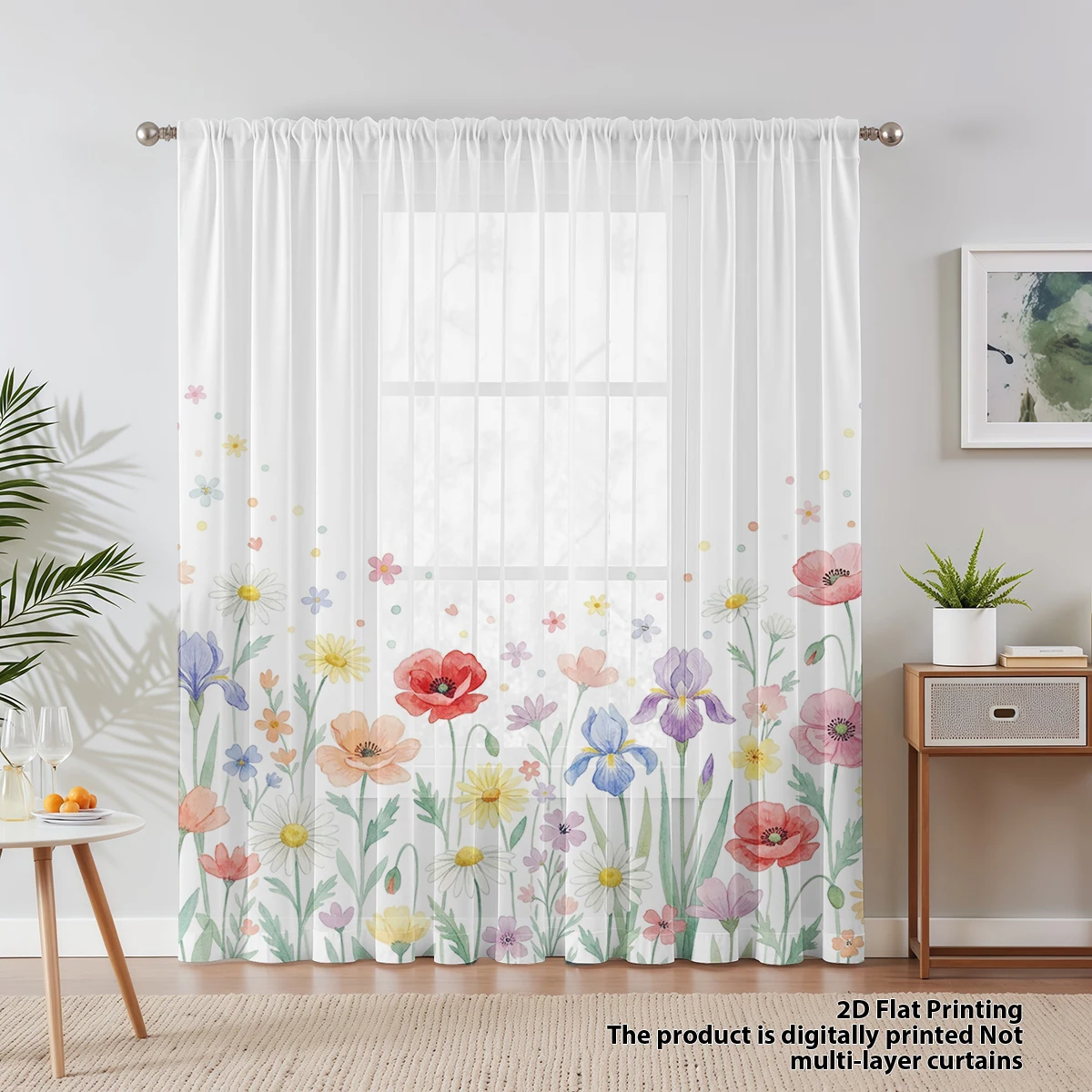 ستارة شفافة بنقوش زهرية، قماش - مراجعة Good Floral & Wedding Decor Supply Photos وسعره