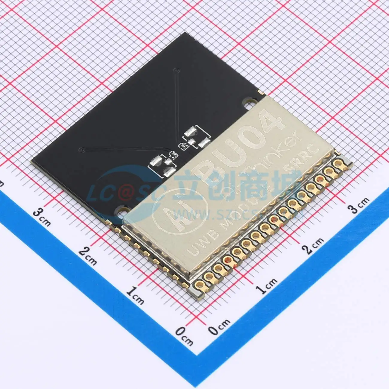 1pcs BU04 SMD 35.5x33.5mm 7.9872GHz 6.4896GHz SPI I2C UART RF Wireless Communication Module