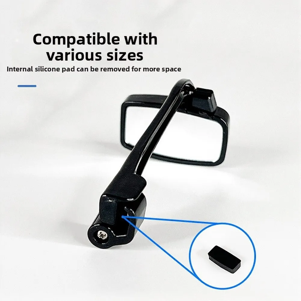 Cycling Rearview Mirror with ABS Construction Designed for Long Ride Comfort and Consistent Rear Visibility Performance