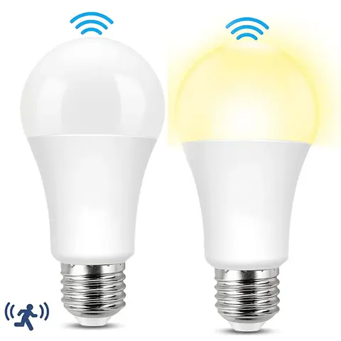 LED E26 레이더 감지 전구 220V 에너지 절약 스마트 감지 모션 센서 조명 9W LED