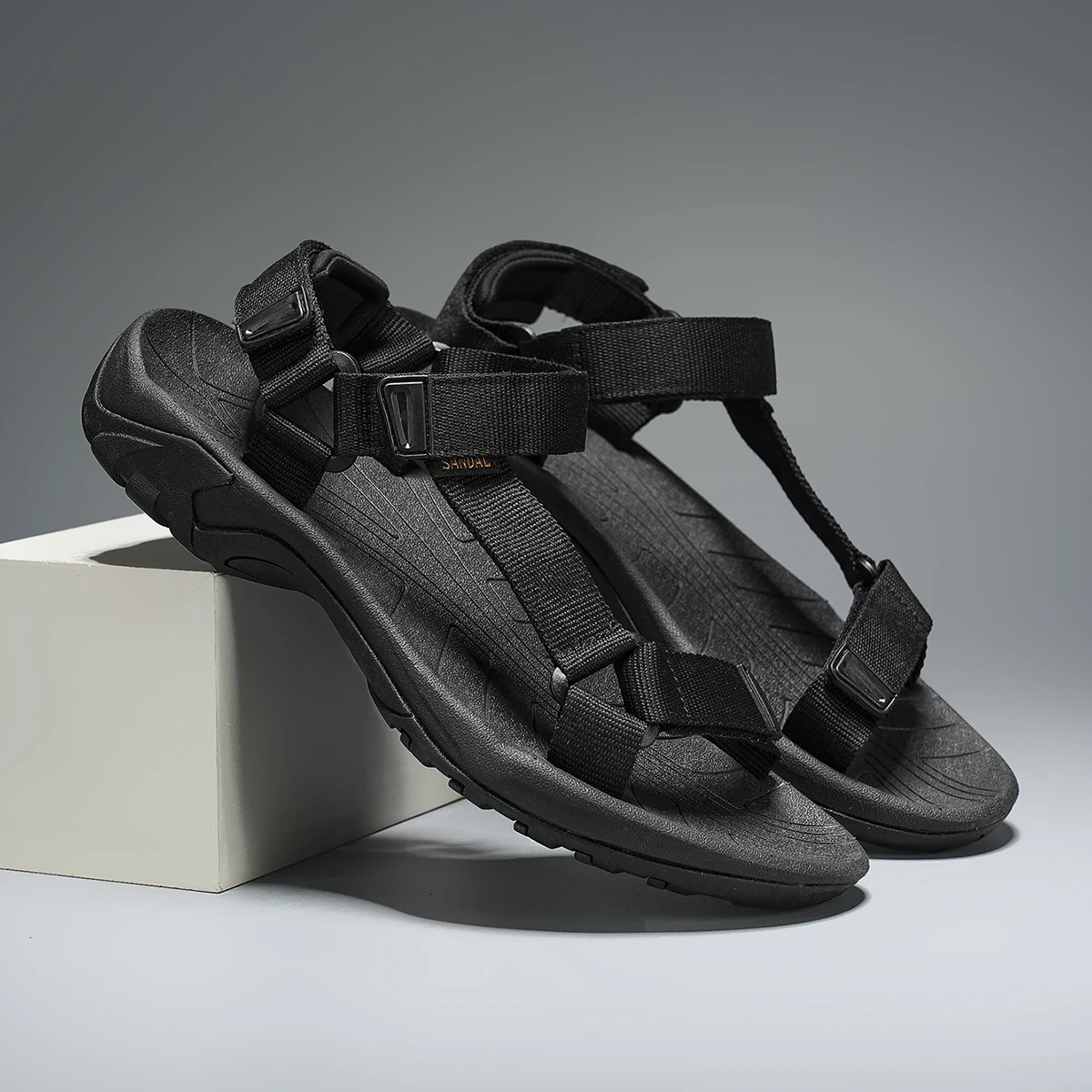 Herren Casual Sport-Sandalen Outdoor-Wandersandalen Komfortable Rutschfeste Strand- und Trekking-Sandalen Übergröße Verstellbar – Detail 8