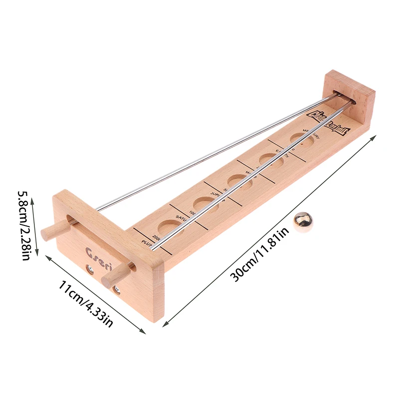 Juguete de Hockey de madera The Moon, juego clásico de pelota de escritorio, barras de fiesta, juego divertido familiar para adultos y niños, juegos de rompecabezas