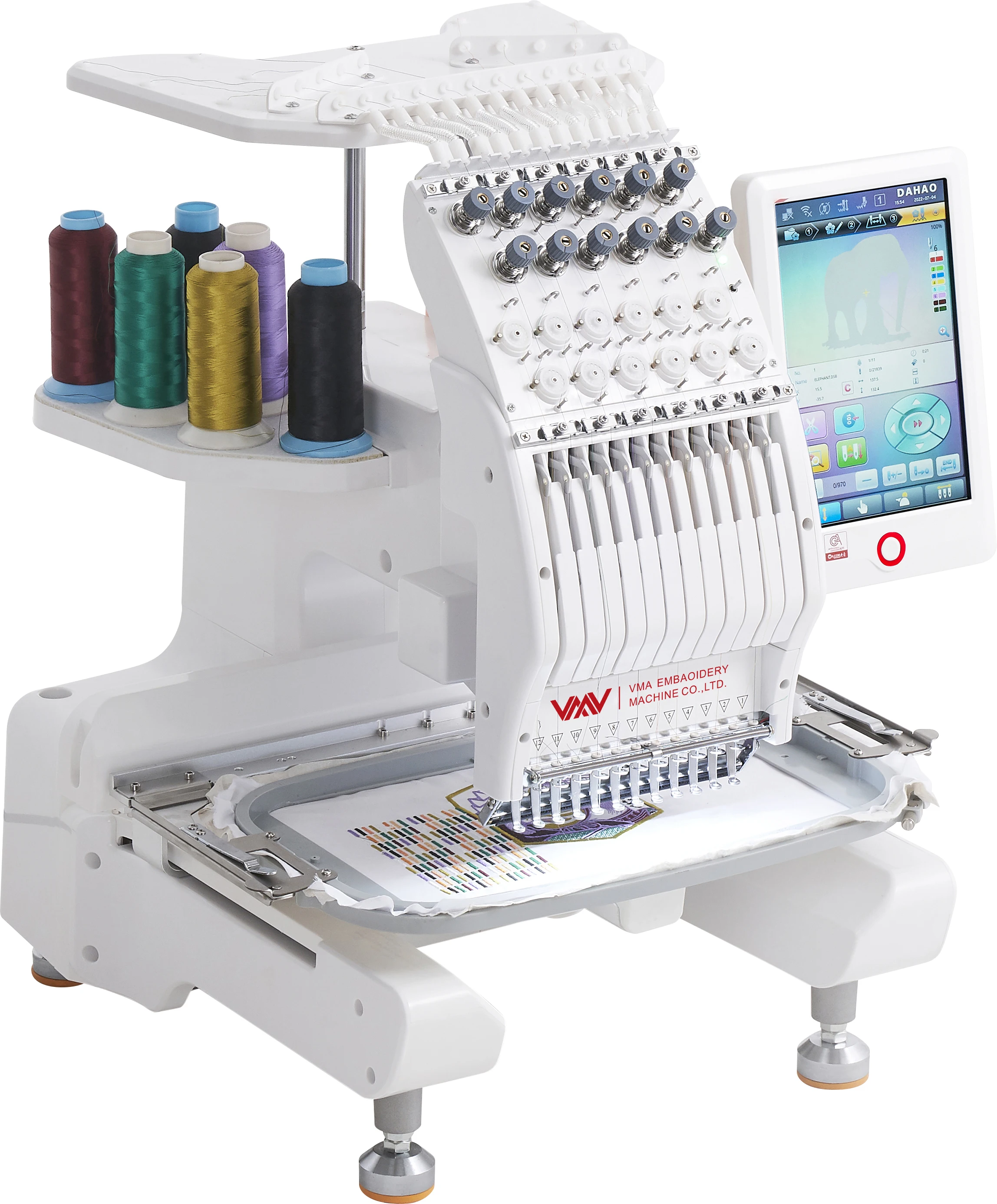 VMA China Promaker Single Head Computer Embroidery Small Size Sewing Machine Customized With High Quality