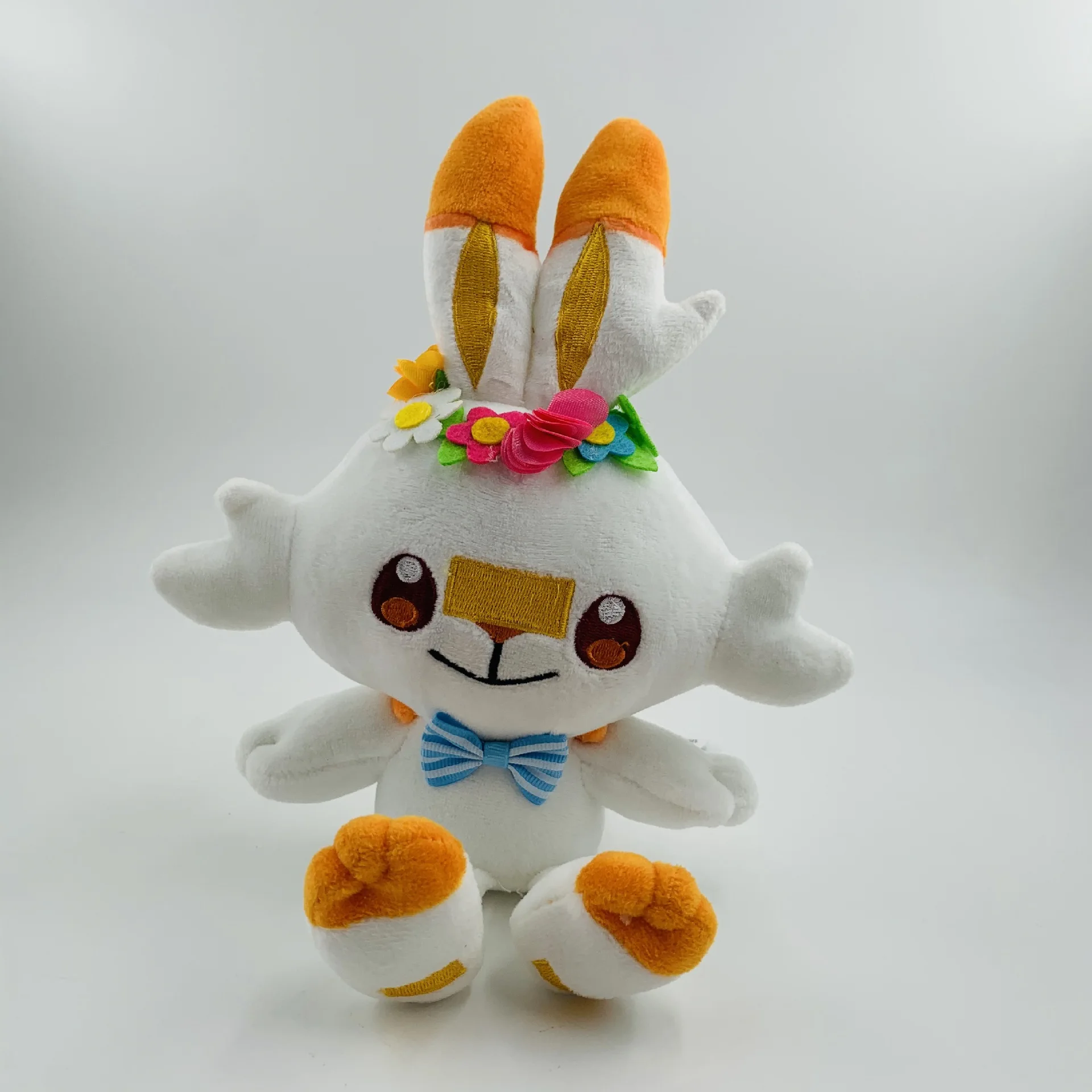 10pcs/lot  Pokemon Toy  With Flowers Scorbunny Sylveon Galarian Rapidash Easter Doll  Toy Kids Children Gift